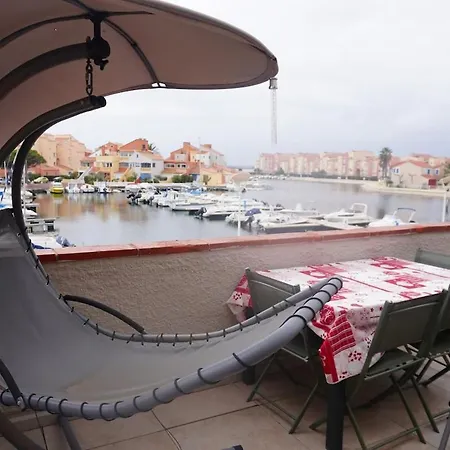 L'oasis Avec Clim 4 Personnes 6 Piscines Terrasse Belle Vue Port דירה